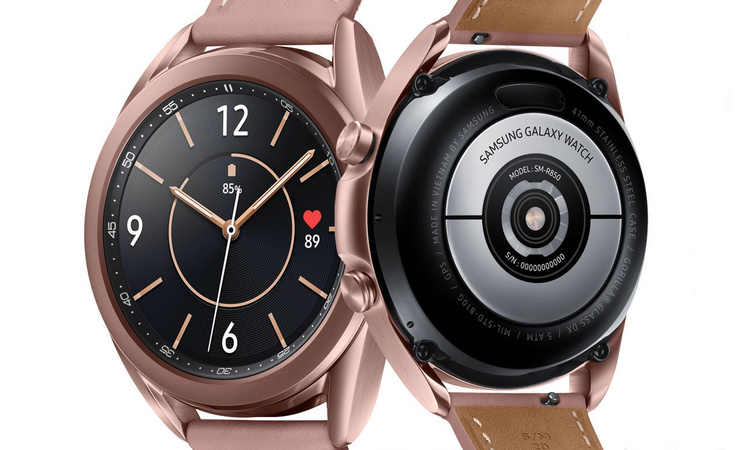 Smartwatch Galaxy Watch 3 41mm Copper Brązowy Skórzany Pasek MIL-STD OUTLET
