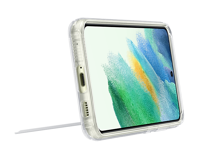 Etui Samsung Clear Standing Cover Transparent do Galaxy S21 FE (EF-JG990CTEGWW)