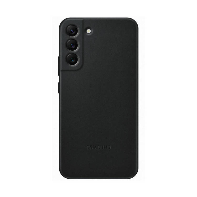 Etui Samsung Leather Cover Czarny do Galaxy S22 (EF-VS901LBEGWW)