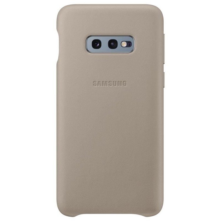 Etui Samsung Leather Cover Szary do Galaxy S10e (EF-VG970LJEGWW)