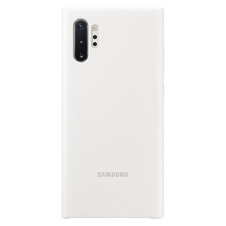 Etui Samsung Silicone Cover Biały do Galaxy Note 10+ (EF-PN975TWEGWW)
