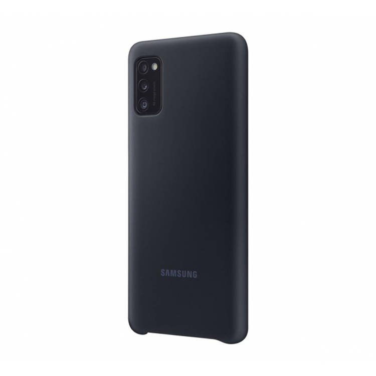 Etui Samsung Silicone Cover Czarny do Galaxy A41 (EF-PA415TBEGEU)