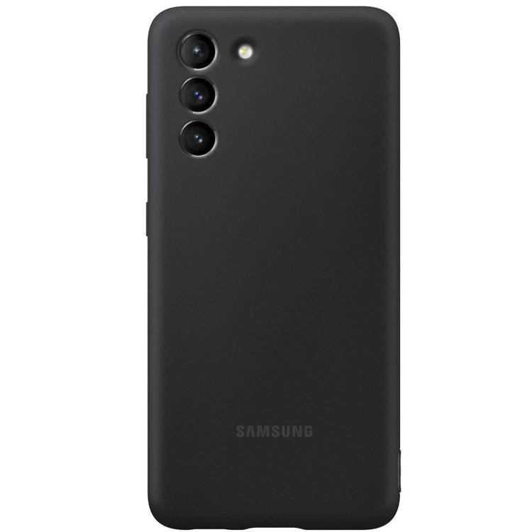 Etui Samsung Silicone Cover Czarny do Galaxy S21 (EF-PG991TBEGWW)