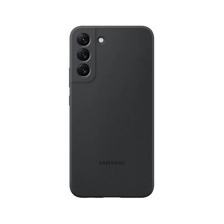Etui Samsung Silicone Cover Czarny do Galaxy S22 (EF-PS901TBEGWW)