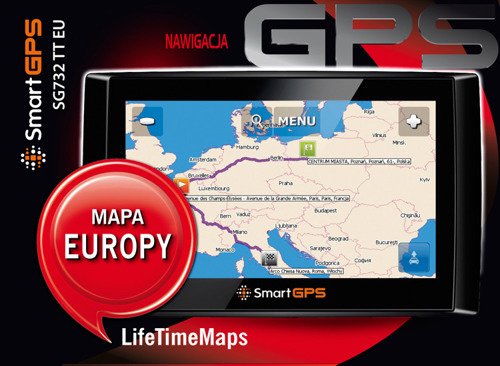 Nawigacja samochodowa SmartGPS SG732 TT EU LTM