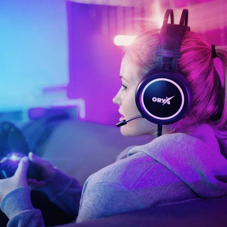 Niceboy ORYX X210 DONUTS Słuchawki komputerowe gamingowe
