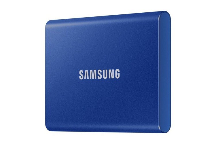 SAMSUNG T7 Dysk zewnetrzny SSD 2TB Niebieski USB 3.2 (MU−PC2T0H/WW)