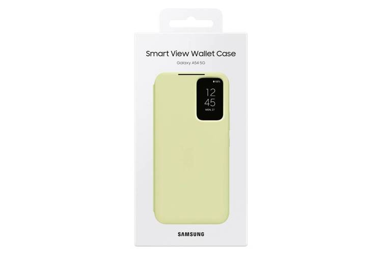 Samsung Smart View Wallet Case Limonkowe do Galaxy A54 5G (EF-ZA546CGEGWW)