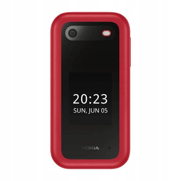 Zestaw Nokia 2660 4G Flip Dual Sim Czerwona + Stacja Ładująca